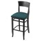 Holland Bar Stool Co 30" Bar Stool, Black Finish, Graph Tidal Seat 316030Blk022 - alternate 1
